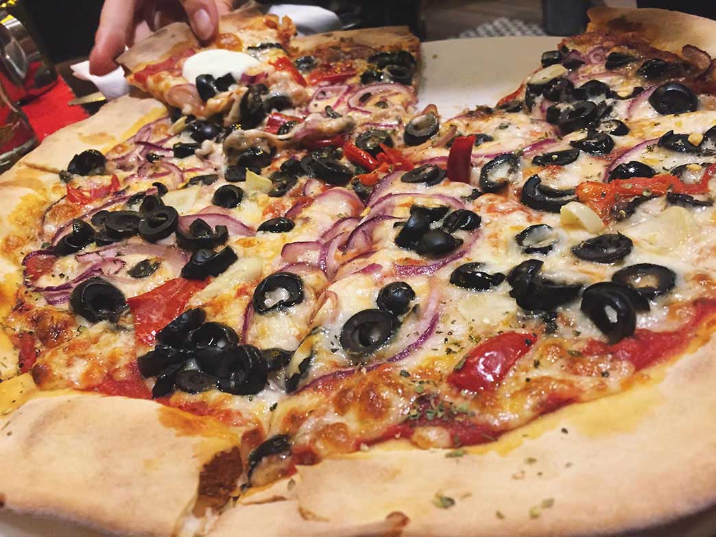 Pizza zamówiona w zabrzańskim Sorrento