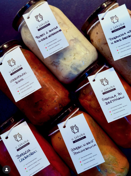 u Jakuba jedzenie w słoiku